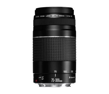 Canon Lens EF 75-300mm F/4-5.6 III - Black in UAE