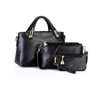 Sets Of 3 Pieces Bag For Women - Black in UAE