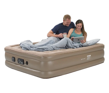 Express Delivery - Generic Luxury Inflatable Mattress with Built in Air Pump to Ensure a Restful Night Heavy Duty Blow Up Mattress with Self Inflating Pump - ID 131404