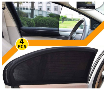 Bundle 1 PCs Set Generic 2Pcs Front Car Window Shade For Baby Adjustable Shade Breathable Mesh Car Curtains Window Net Car Door Outdoor Camping Netting + 1 PCs Set Generic 2Pcs Back Car Window Shade For Baby Adjustable Shade Breathable Mesh Car Curtains Window Net Car Door Outdoor Camping Netting in KSA