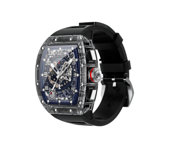 Belking BK-SM10 Crystal Case Waterproof Bluetooth Smart Watch - Black in UAE