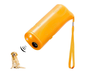 3 In 1 Ultrasonic LED Dog Repeller Anti Bark Stop Barking Dog Training Repeller Control Pet Trainer in UAE