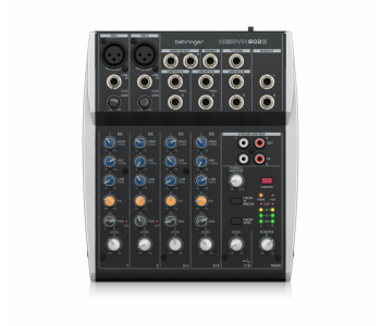 Behringer XENYX 802S 8-Input Mixer With USB Streaming Interface - Black in UAE