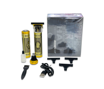 Express Delivery - YM-T50 Multifunctional 3 in 1 Grooming Set with Electric Shaver  - ID 132878