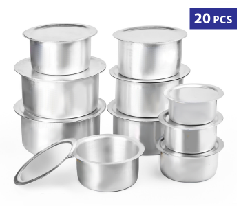 20 Pcs High Quality Aluminium Cooking Pot Made In India in UAE