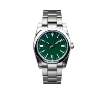 Empower Waterproof Stainless Steel Classic Wrist Watch For Men - Green And Silver in UAE