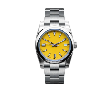 Empower Waterproof Stainless Steel Classic Wrist Watch For Men - Yellow And Silver in UAE