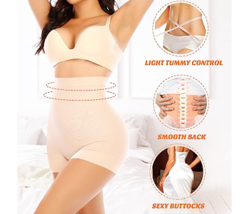 Express Delivery - Invisible Womens Seamless Mixed Color Shaping Slim Fit Shorts Panties Tummy Control Underwear Slimming Shapewear Shorts - XL/XXL  - ID 133247