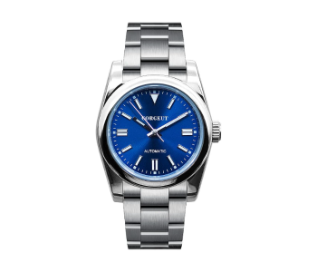 Empower Waterproof Stainless Steel Classic Wrist Watch For Men - Blue And Silver in UAE