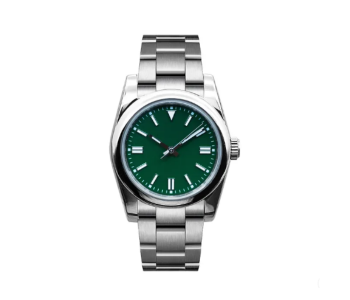 Empower Waterproof Stainless Steel Classic Wrist Watch For Women - Green And Silver in UAE