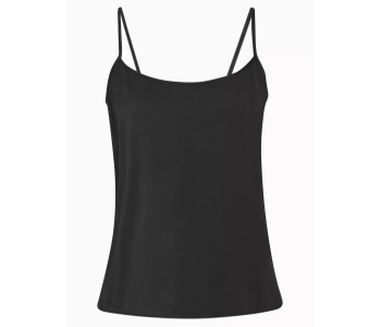 Express Delivery - Womens Modern Fashion Comfortable Inner Camisole Spaghetti Slip - Black - ID 133543