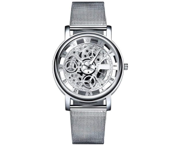 Jongo Machinery Design Analog Watch - Silver in OMAN