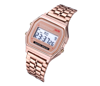 Retro Classic Design Wrist Watch For Women - Rose Gold in KSA