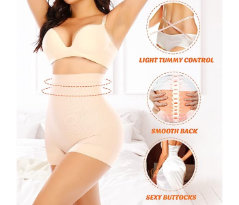 Invisible Womens Seamless Mixed Color Shaping Slim Fit Shorts Panties Tummy Control Underwear Slimming Shapewear Shorts - M/L in UAE