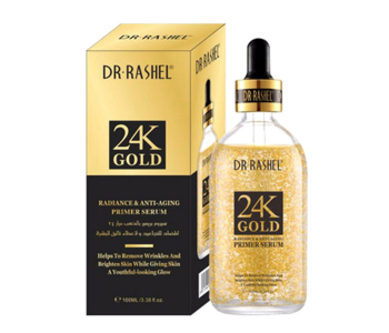 Express Delivery - DR. RASHEL 24K Radiance And Anti-Aging Primer Face Serum Gold 100ml - ID 134253