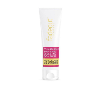 Express Delivery - FADE OUT Collagen Boost Brightening Exfoliating Face Wash 100Ml ; Facial Wash With Procollagen And Niacinamide ; Face Wash For Women &amp; Men - ID 134259