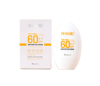 Express Delivery - DR. RASHEL Anti-Aging Moisturizing Sunscreen Cream SPF 60++ White 60ml - ID 134250