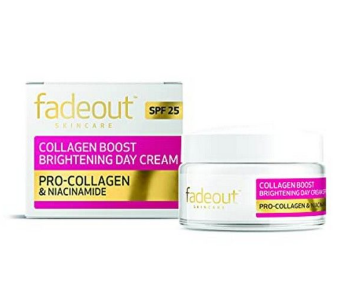 Express Delivery - Brightening Collagen Boost Day Face Cream Spf25 50Ml ; Skincare With Niacinamide Rosehip Seed Oil &amp; Sacha Inchi Oil ; Help Boost Natural Collagen For Firmer Plumper &amp; Healthy Looking Skin - ID 134849