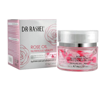 Express Delivery - DR. RASHEL Rose Oil Nutritious Vitality Glow Essence Gel Pink 50grams - ID 134158