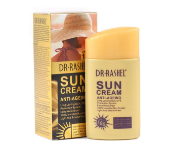 Express Delivery - DR. RASHEL Anti-Ageing Sun Cream SPF100 80grams - ID 134237