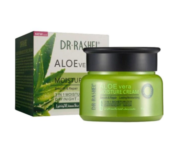 Express Delivery - DR. RASHEL 3-In-1 Aloe Vera Moisture Cream Green 50grams - ID 134246
