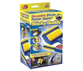 Express Delivery - 2-Piece Sticky Buddy Lint Roller Blue/Yellow - ID 134097