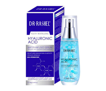Express Delivery - DR. RASHEL Hyaluronic Acid Water Infused Serum Light Blue 40grams - ID 134170