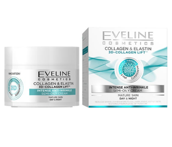 Express Delivery - Eveline 3D-Collagen Lift Intense Anti-Wrinkle Day And Night Cream 50ml - ID 134062