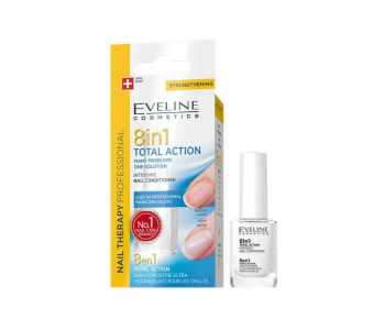 Express Delivery - EVELINE COSMETICS 8-In-1 Spa Nail Total Action Clear - ID 134067