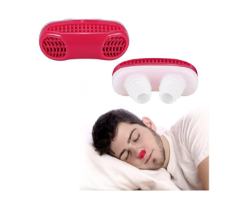 Express Delivery - Advanced 2-in-1 Anti Snoring Nasal Ventilation and Air Purifier Natural and Comfortable Sleep Red - ID 134095