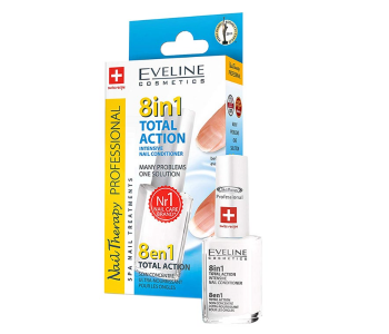 Express Delivery - EVELINE COSMETICS 8 In 1 Total Action Intensive Nail Conditioner Clear 100grams - ID 134064
