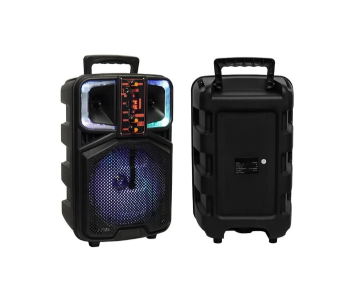 Express Delivery - CH-833 8" Woofer 3000 W Rechargeable TWS Speaker - Black - ID 132826