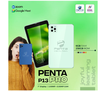 BSNL Penta P13 Pro 7 Inch 6GB RAM 256GB 5G Tablet - Assorted Colors in UAE