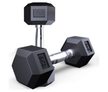 Express Delivery -  2-Piece Hex Dumbbell Set - ID 135284