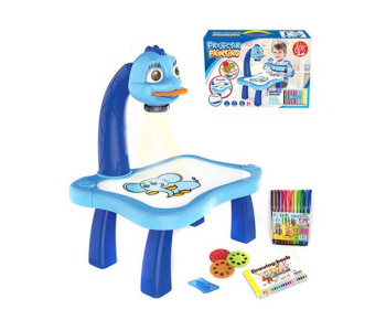 Express Delivery - FAMILY CENTER Projector Painting Educational Learning Drawing Art Attractive And Durable Smart Toy Kit Desk - ID 135245