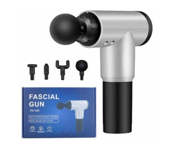 Express Delivery -  Fascial Gun Muscle Massager CY-801 Silver Black - ID 135099