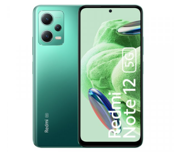 Xiaomi Redmi Note 12 5G 8GB RAM 256GB with 120Hz Super AMOLED and Snapdragon® 4 Gen 1 - Frosted Green Front View - ID 134463