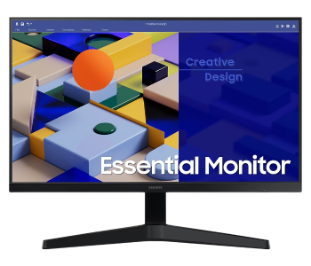 Express Delivery - Samsung LS24C310EAMXUE S3 24inch Flat FHD Essential Monitor - Black - ID 134511