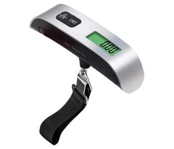 Express Delivery - LCD Display Portable Digital Luggage Weighing Scale Black/Silver - ID 134569