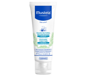 Express Delivery - Mustela Soothing Chest Rub for Baby, Moisturizes and Soothes - 40ml. - ID 135076