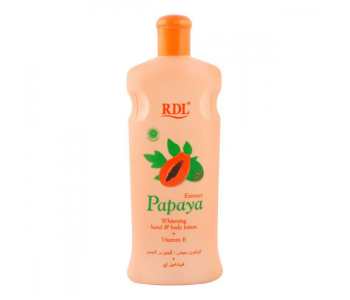 RDL Papaya Extract Hand And Body Whitening Lotion With Vitamin E in KSA