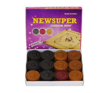 Express Delivery - NEWSUPER Wooden Carrom 24 Coins Set With Striker - ID 135332