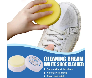 Multifunctional Reusable Cleaning Cream For White Shoes, Shoe Cleaner, Household Sports Shoes, Canvas Shoes Tools With Wiping Sponge in UAE