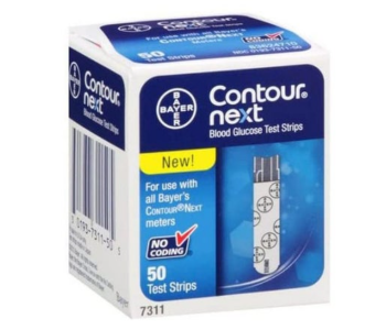 Express Delivery - Contour Next Blood Glucose Test Strips - 50 Pieces - ID 135346