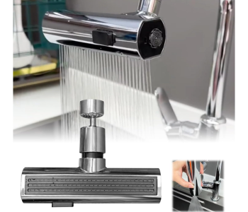 3 In 1 Waterfall Kitchen Faucet Tap With Pull Down Sprayer New Waterfall 360° Kitchen Sink Faucet Stainless Steel Adjustable Height Pull-Out Tube Hot Cold Switch Faucet in UAE