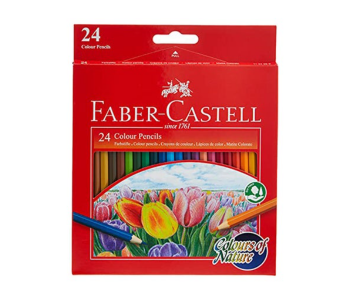 Express Delivery - FABER-CASTELL Pack Of 24 Colour Pencil Set - ID 135179