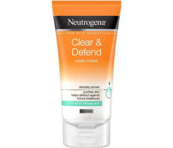 Express Delivery - Neutrogena 2-In-1 Spot Controlling Wash Mask - ID 134829