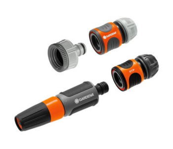 Express Delivery - GARDENA 4-Piece Hose And Tap Connector Set - ID 135289