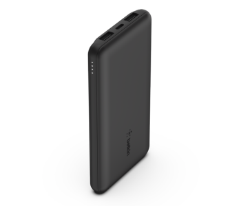 Express Delivery - Belkin BPB011btBL 10K Power Bank With Usb-C 15W Dual Usb-A 15Cm Usb-A To C Cable - Black - ID 136245