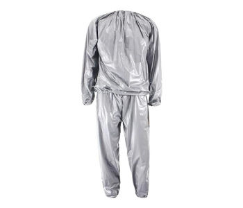 Golden Sauna Suit Slimming Weight Loss Suit Tear Resistant Suitable For Running Gym Jogging CardioWeight Lifting Fitness Workout For Men Women - M in KSA
